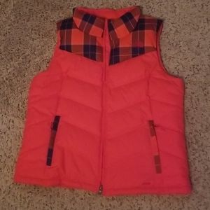Northface 550 plaid down vest